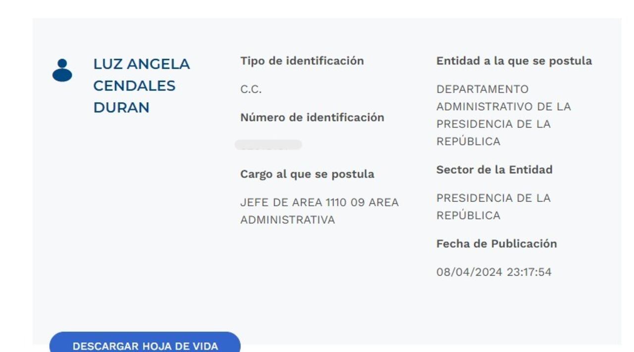 Nombramiento Luz Ángela Cendales.