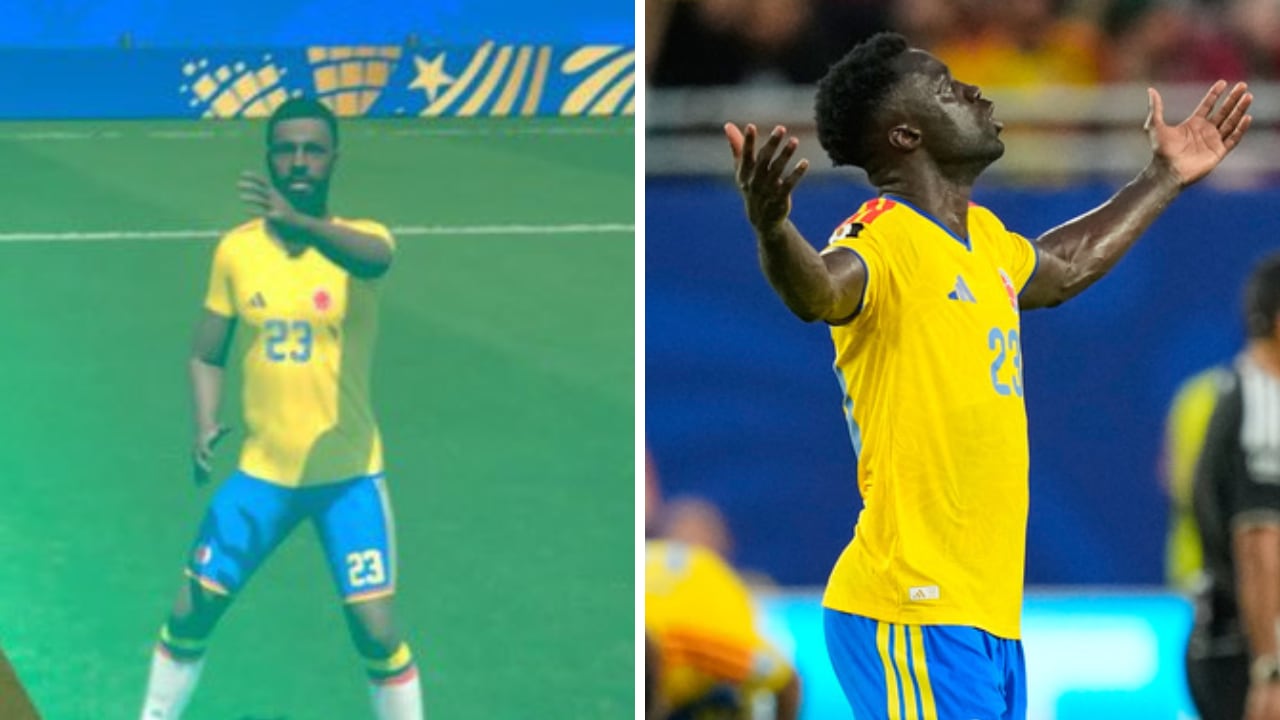 A Dávinson Sánchez le anularon un gol al último minuto contra Portugal.