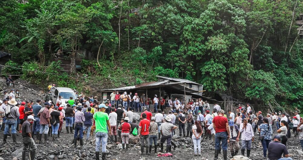 Paro mineros en Boyacá.