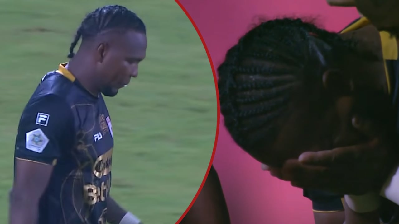 Hugo Rodallega falló un penal en la definición contra Junior de Barranquilla.