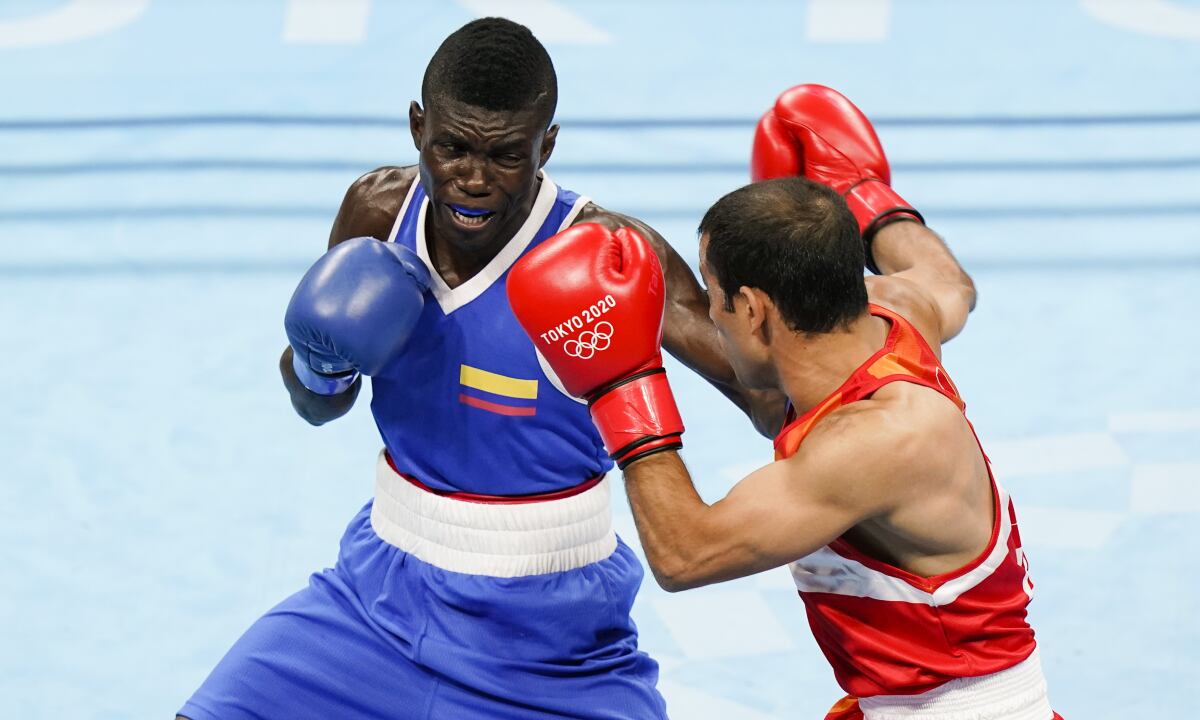 Yuberjen Martínez en Tokio 2020. Foto: AP/Frank Franklin II
