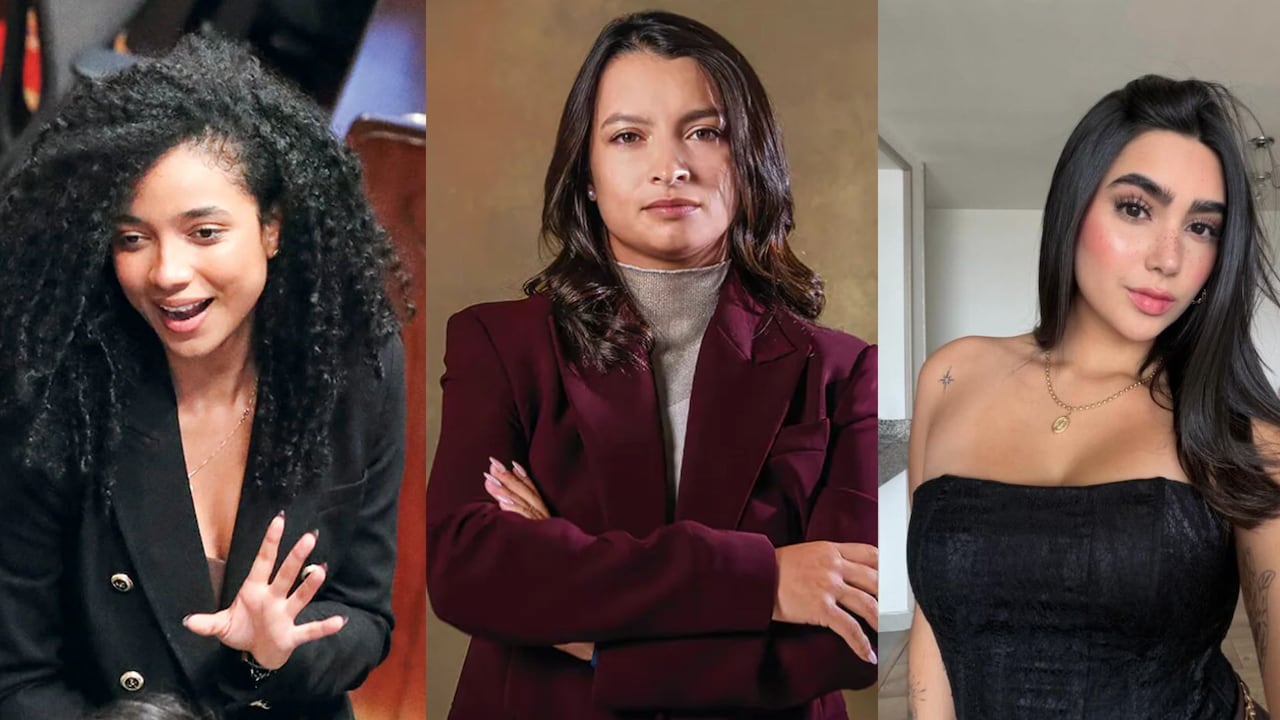 De izquierda a derecha: Juliana Guerrero, Andrea Petro y Gabriela Muñoz.