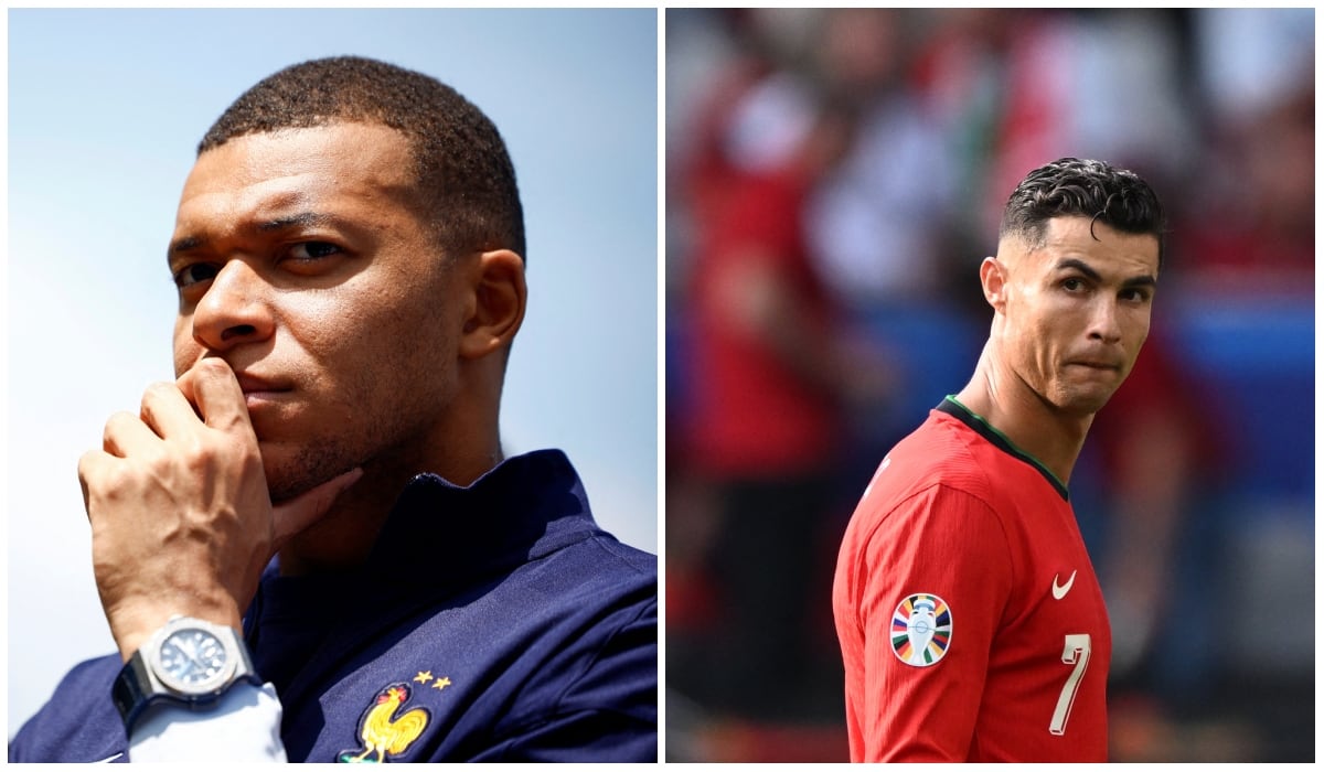 Kylian Mbappé y Francia chocarán ante la Portugal de Cristiano Ronaldo en la Eurocopa.