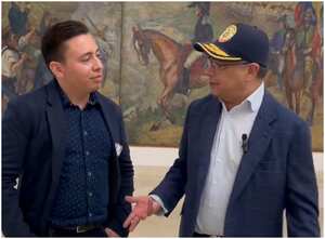 Presidente Gustavo Petro e influencers