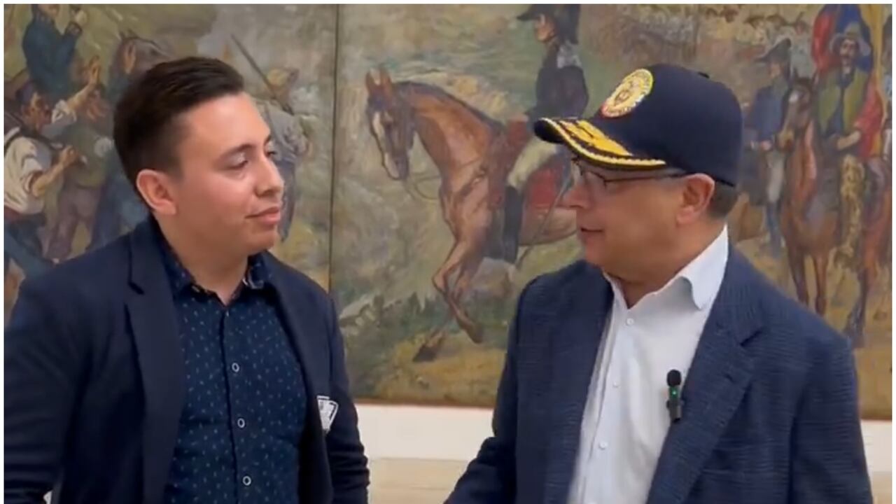 Presidente Gustavo Petro e influencers