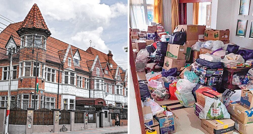  A la sede de la Embajada de Palestina en Colombia han llegado ayudas, desde que se escaló el conflicto en Oriente Medio. Sin embargo, hasta el momento no han sido enviadas a Gaza.