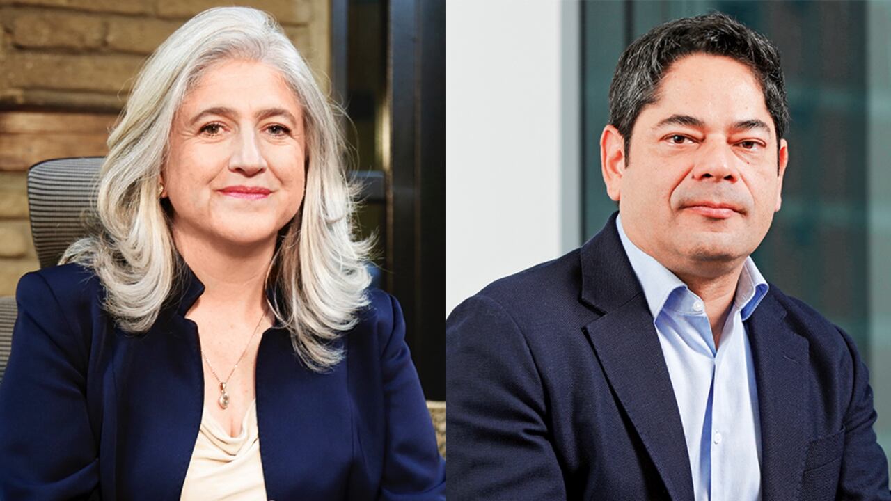 Catalina Velasco, ministra de Vivienda, y Guillermo Herrera, presidente de Camacol.