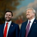 JD Vance y Donald Trump.