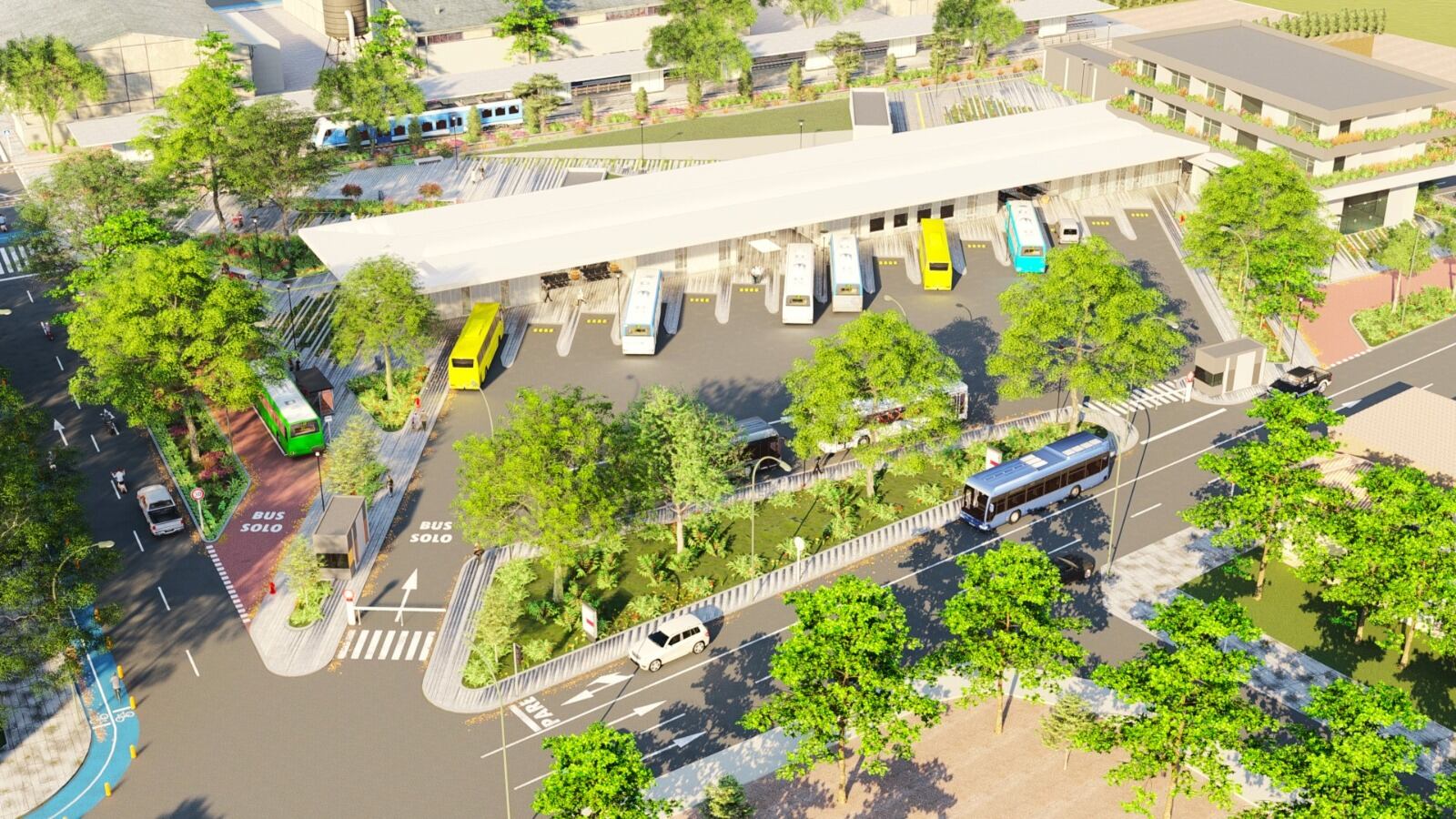 Así quedará la terminal de Palmira.