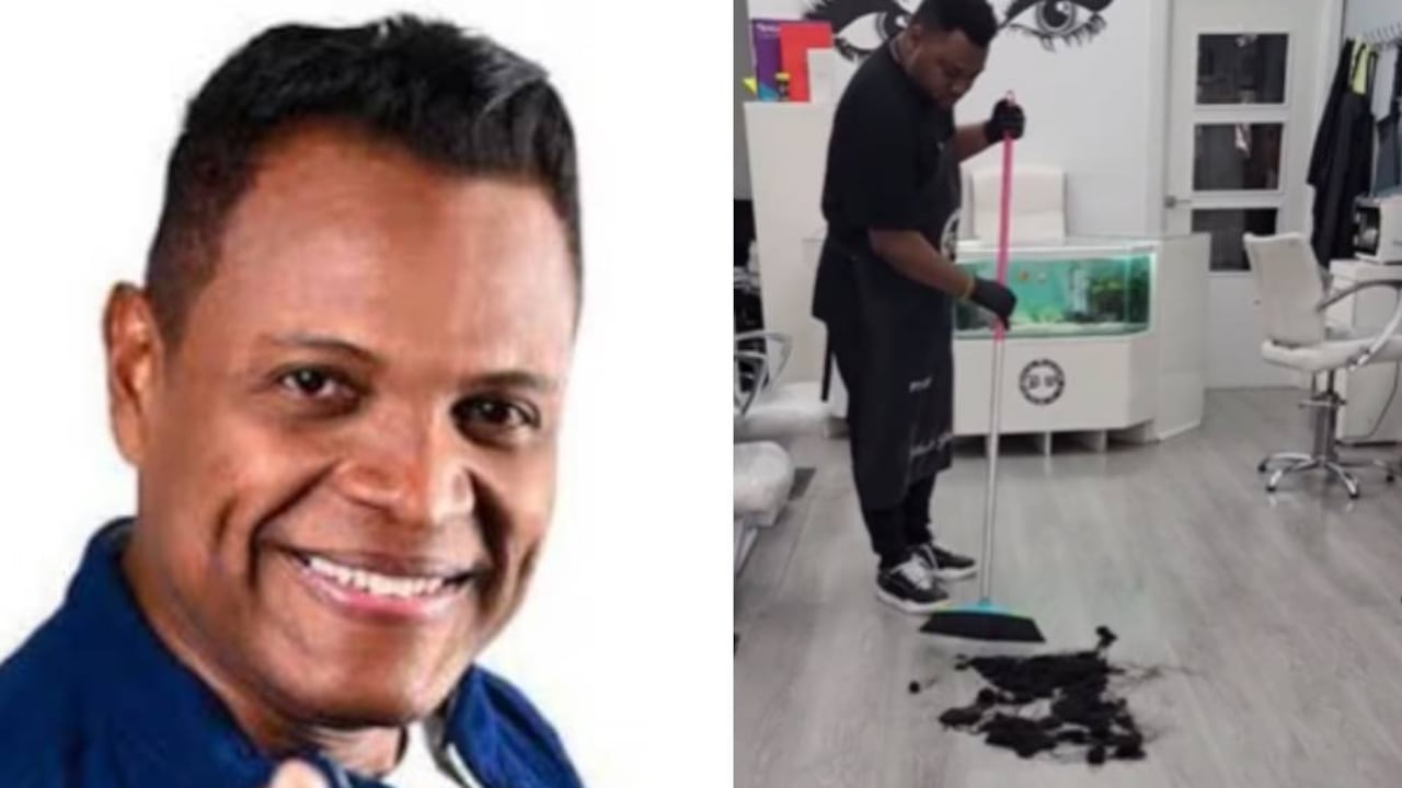 Omar Geles y Jorge Chavarria, barbero y artista.