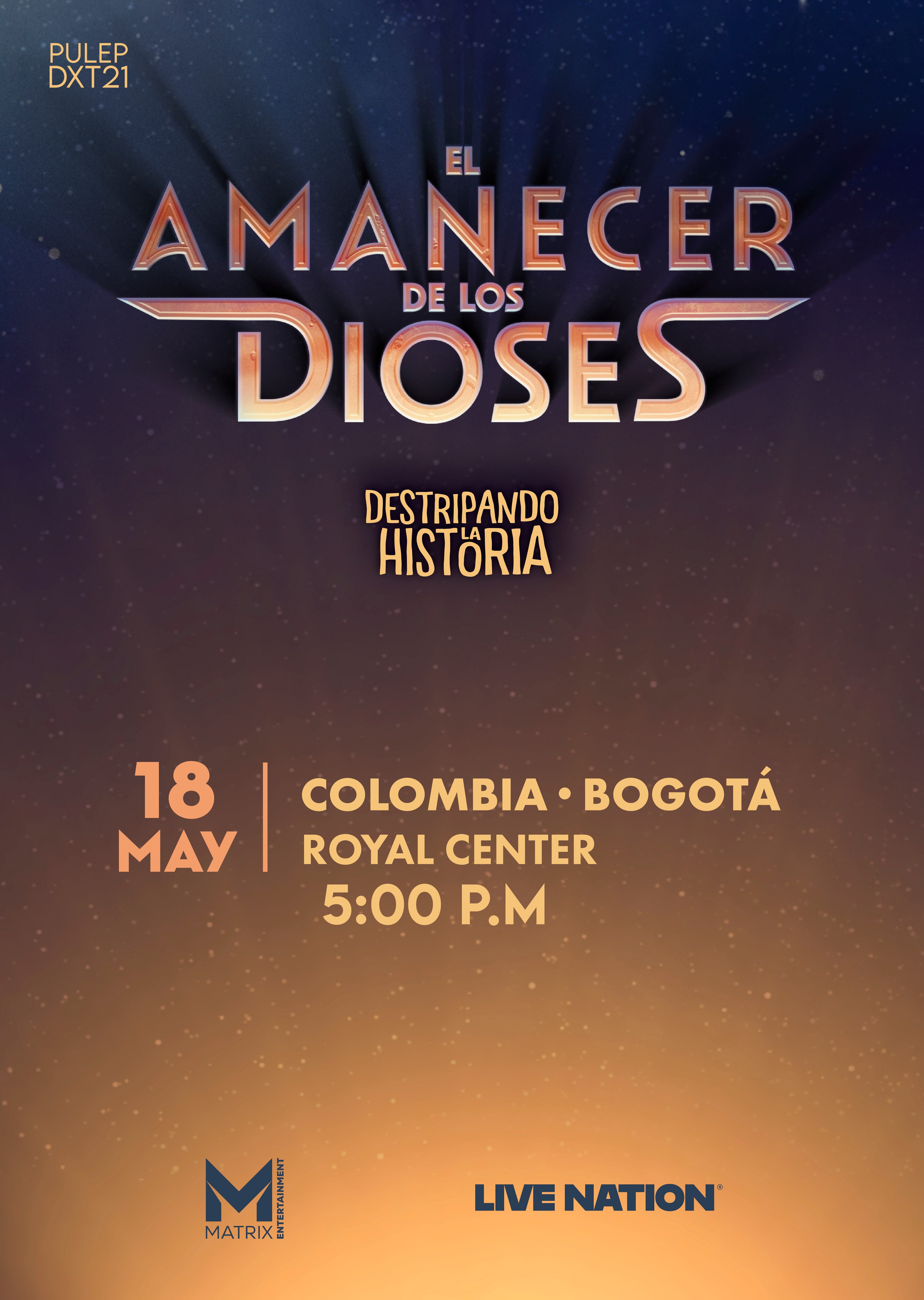 Su nueva gira: ‘El amanecer de los dioses’, aprovecha su propuesta más que novedosa, con música, imágenes y narraciones atraparán al público.