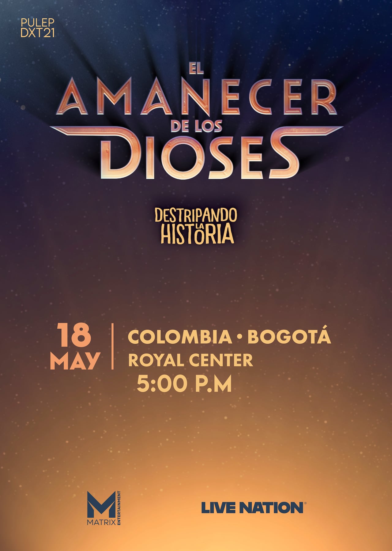 Su nueva gira: ‘El amanecer de los dioses’, aprovecha su propuesta más que novedosa, con música, imágenes y narraciones atraparán al público.