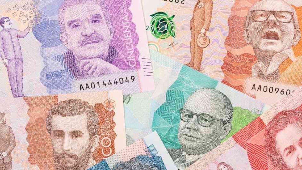 Pesos colombianos