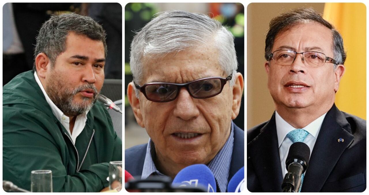 Alejandro Carlos Chacón, César Gaviria y Gustavo Petro.
