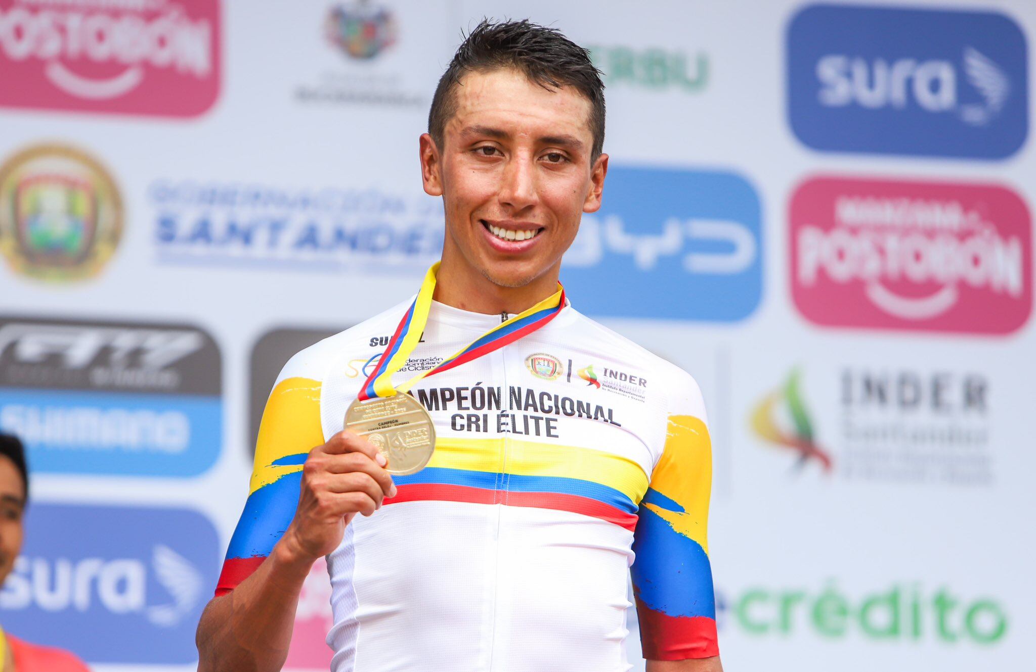 Egan Bernal, campeón nacional contrarreloj