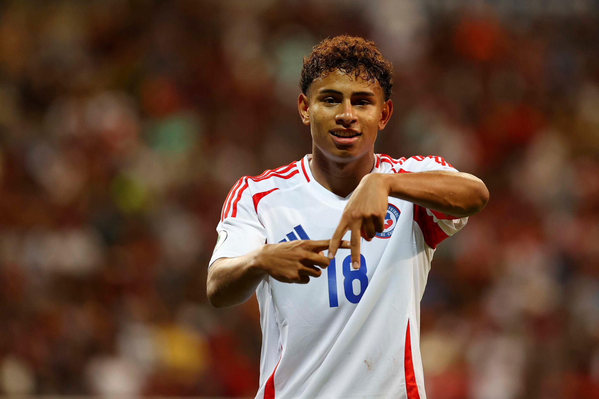 Juan Francisco Rossel anotó el doblete con el que su selección ganó.