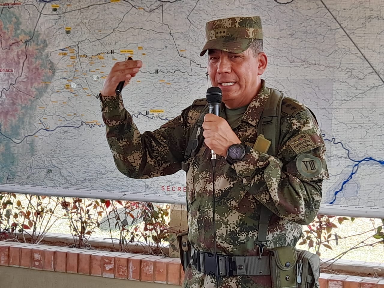 General Jorge Mora, comandante de la octava división del Ejército