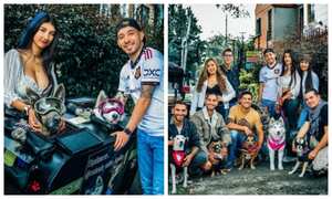 Hela, Max, Daniel y Alexandra son los protagonistas del proyecto ´Rodando sobre huellas´