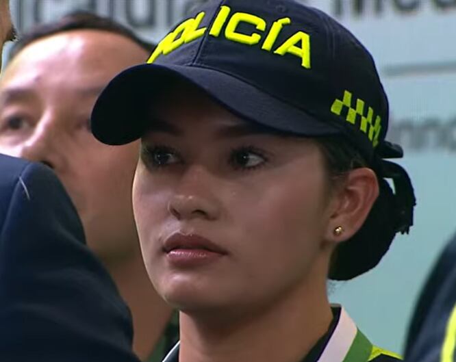 La patrullera Yesica Paola Guidao Roldán es Wayúu y solo lleva dos meses en la Policía.