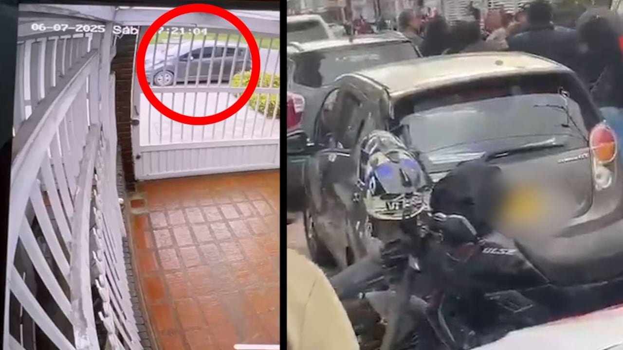 En el lugar donde fue blanco del ataque sicarial el precandidato presidencial Miguel Uribe Turbay apareció un vehículo similar al que transportó al sicario que lo atacó el pasado sábado 7 de junio.
