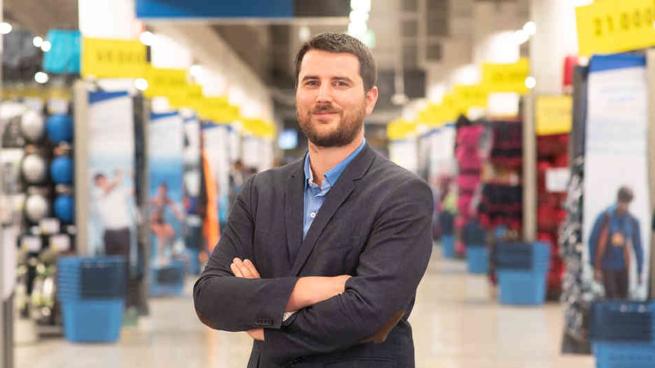 Remi Bonnefond, líder de la cadena de suministros de Decathlon.