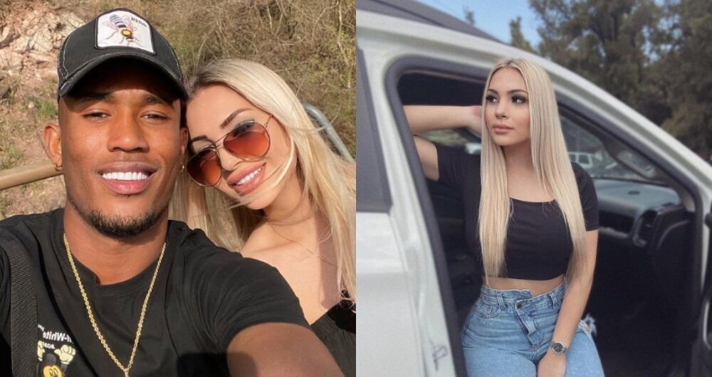 Andrés Balanta y su novia Camila Zuk