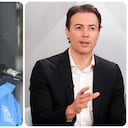 Gerson Bermont, secretario de salud de Bogotá (izq.), y Daniel Quintero, superintendente de salud de Colombia (dre.)