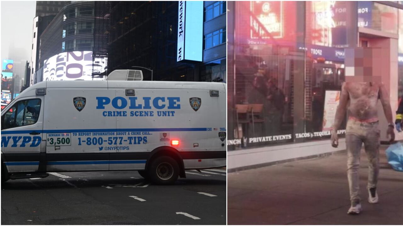 La policía llegó al lugar de los hechos a las 4 de la mañana, luego llevó a la vçtima al hospital más cercano en condiciones estables.