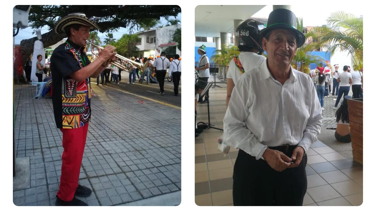 Germán Espejo, miembro de la Banda Sinfónica de Anapoima.