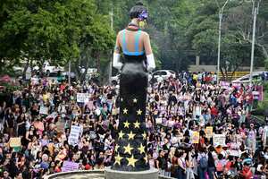 Cali: Movilización por el 8 de marzo por el Día de la Mujer en Cali . Foto José L Guzmán. EL País