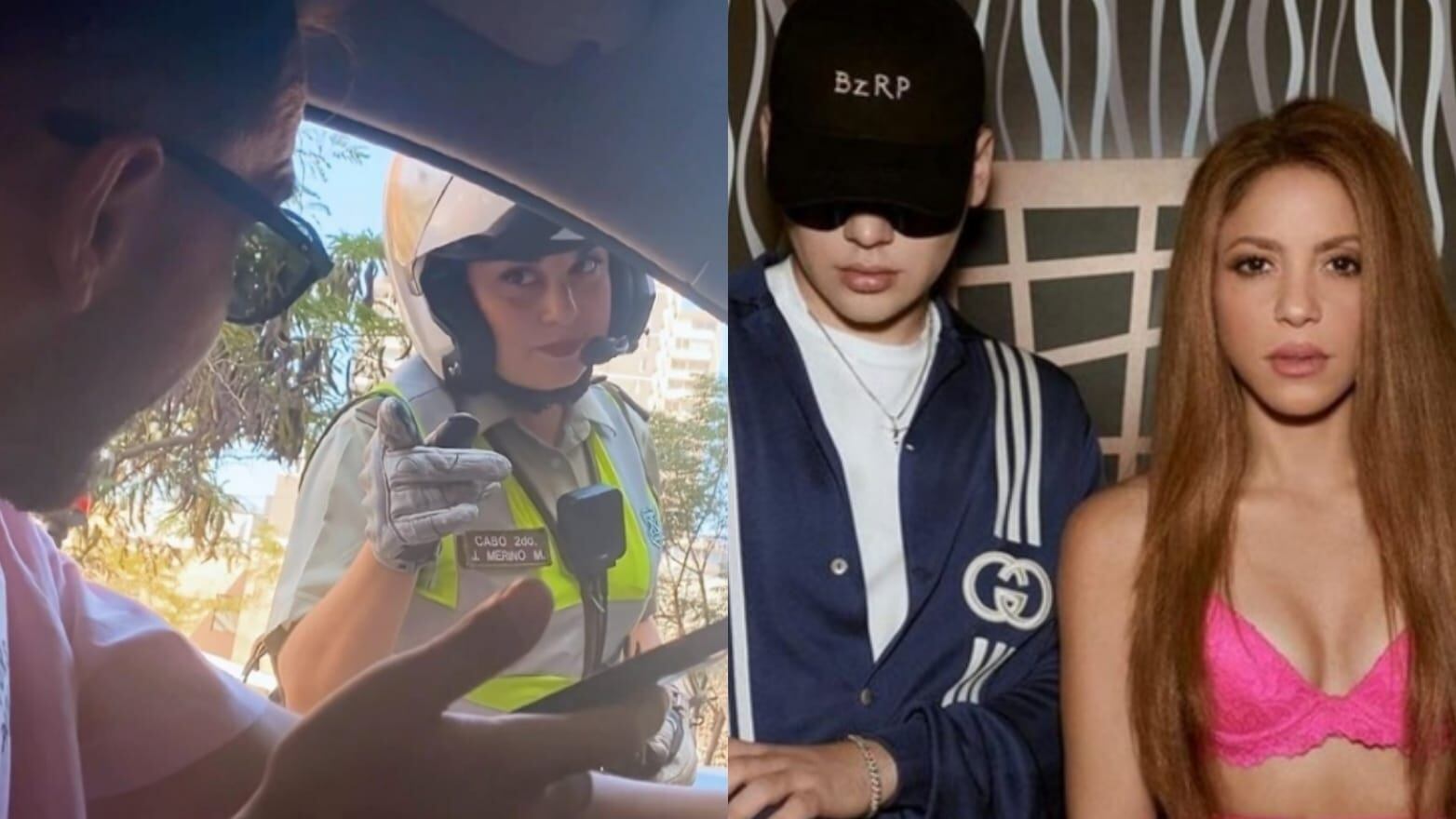 Hacen campaña de tránsito en Chile, con la canción de Shakira y Bizarrap