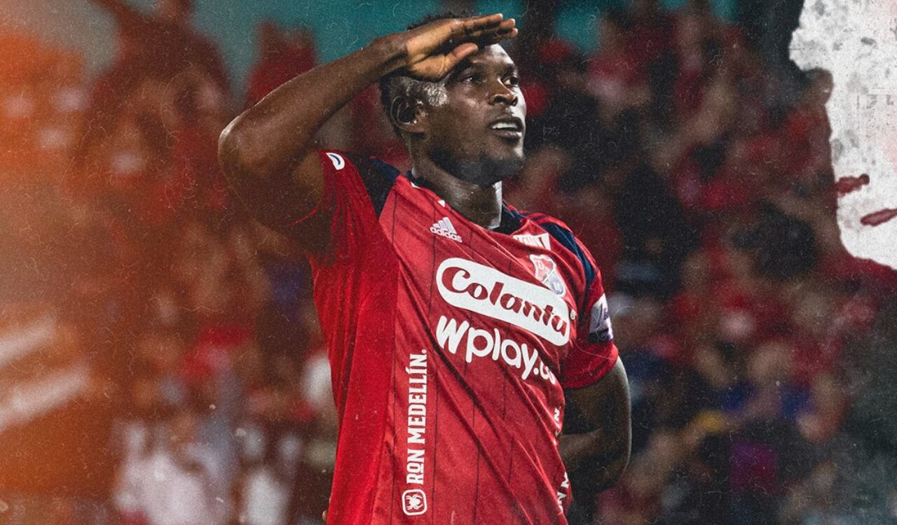 Diber Cambindo marcó doblete ante el Cali en la fecha 13.