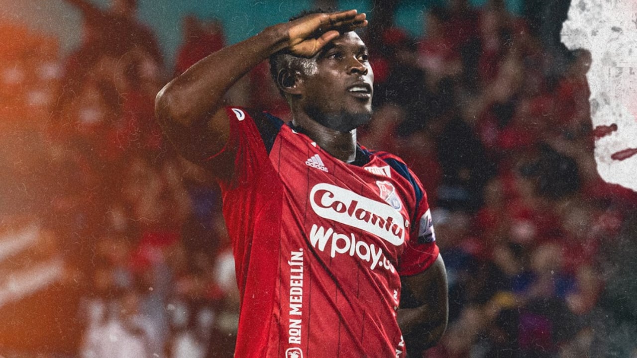 Diber Cambindo marcó doblete ante el Cali en la fecha 13.