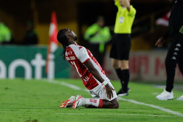 Hugo Rodallega fue el encargado de anotar el gol del triunfo para Santa Fe sobre Pereira en la fecha 14 de la Liga BetPlay 2023-ll