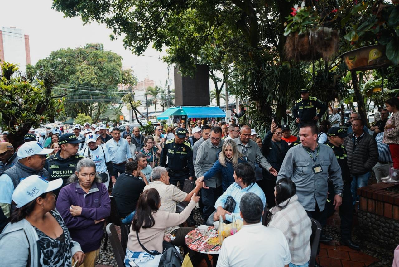 Vicky Dávila en Sabaneta, Antioquia.