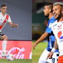 Rafael Santos Borré y Duván Vergara.