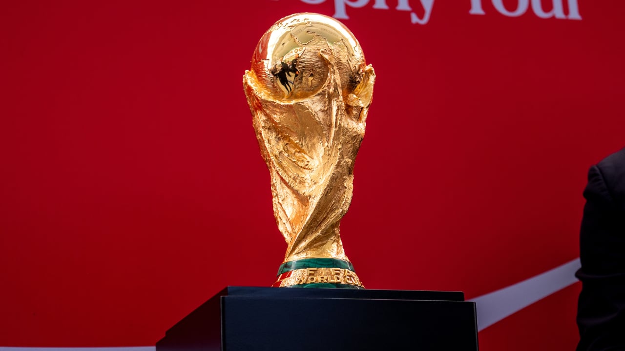 Trofeo de la Copa Mundial de la Fifa.