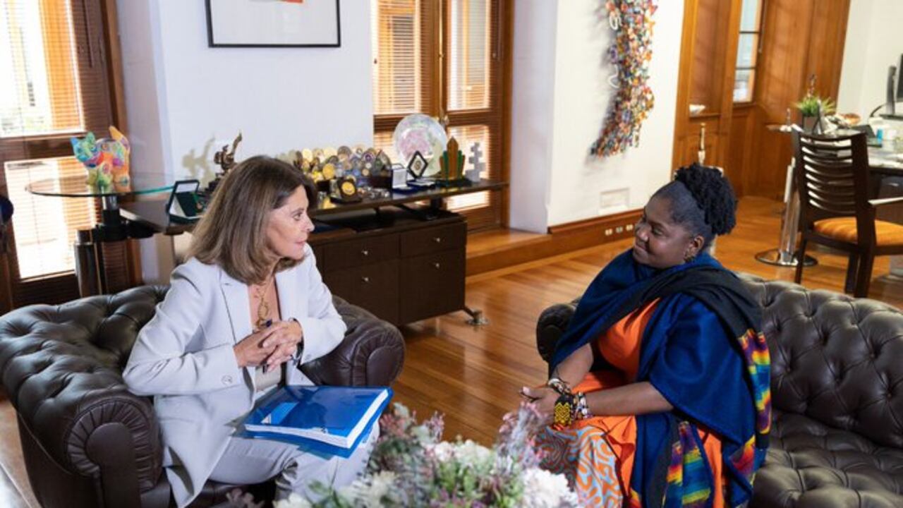 Marta Lucía Ramírez y Francia Márquez