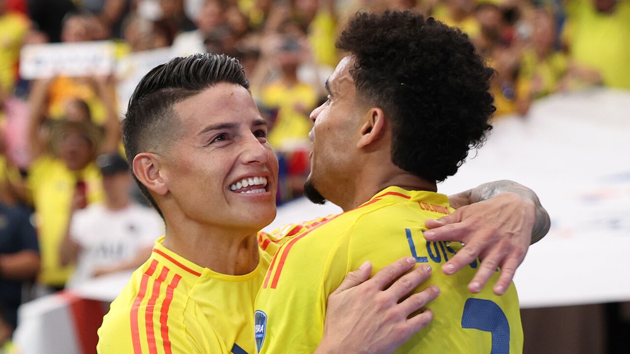 Luis Díaz y James Rodríguez, pilares fundamentales en la Selección Colombia.