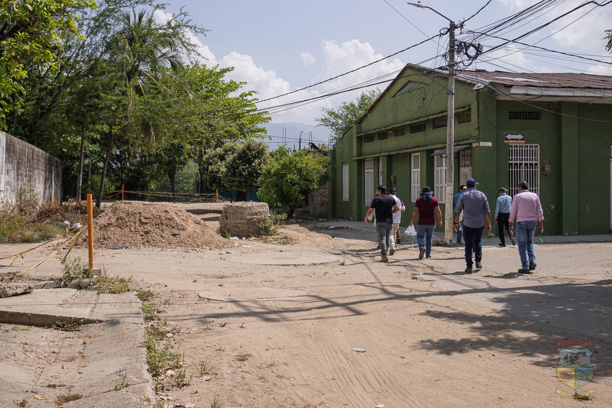 Obras en La Dorada, Caldas.