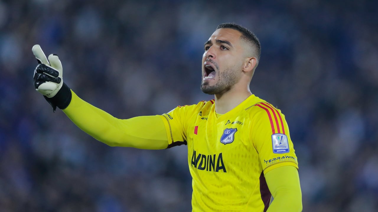 Álvaro Montero, portero al servicio de Millonarios.