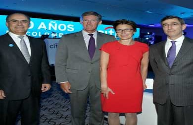 Bernardo Chacín, Michael Corbat, Jane Fraser y Juan Pablo Córdoba.