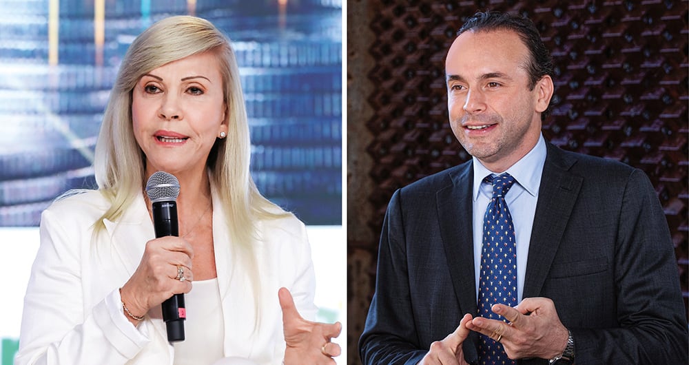  A la izquierda, los drones que utilizan las disidencias de las Farc. Dilian Francisca Toro y Alejandro Eder piden respaldo del Gobierno.