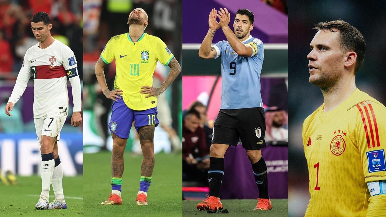 Jugadores que se despiden del Mundial Qatar 2022