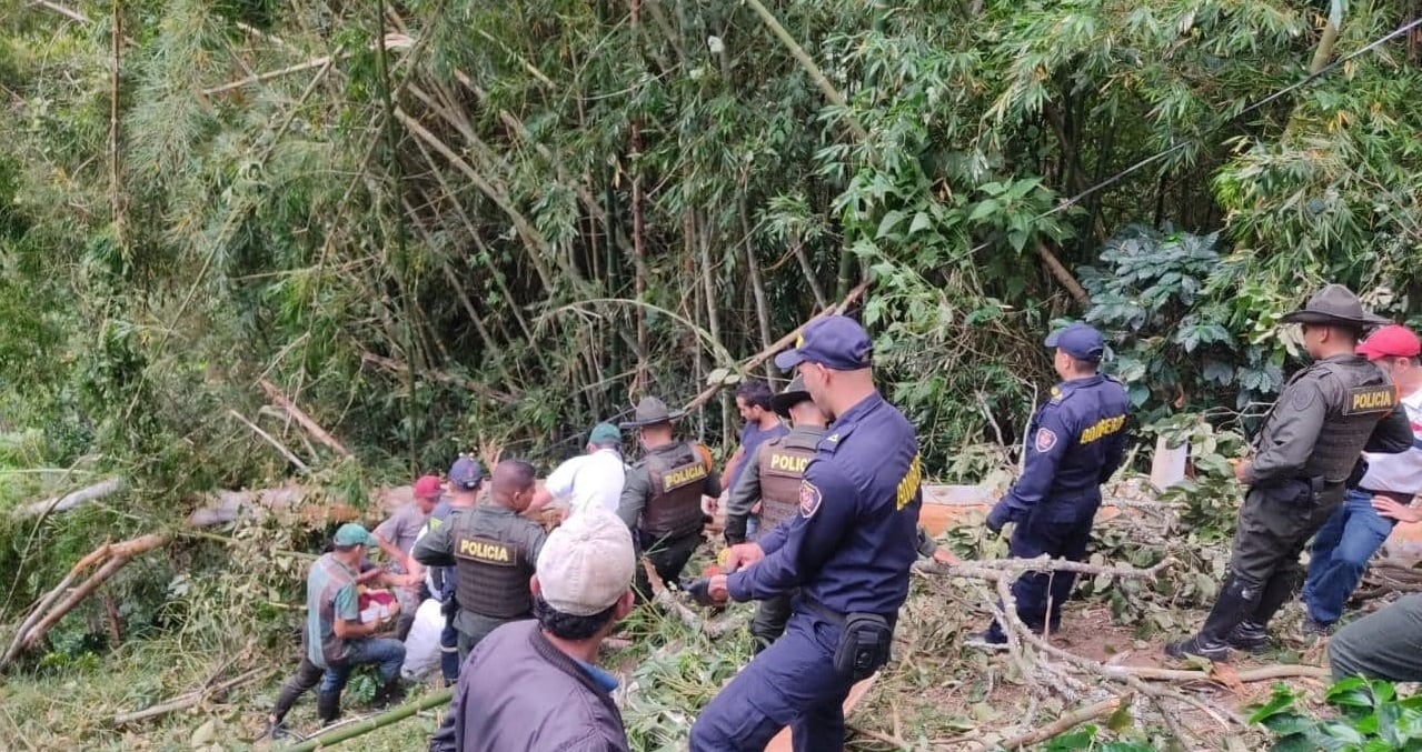 En incidente se presentó en una vereda de Liborina