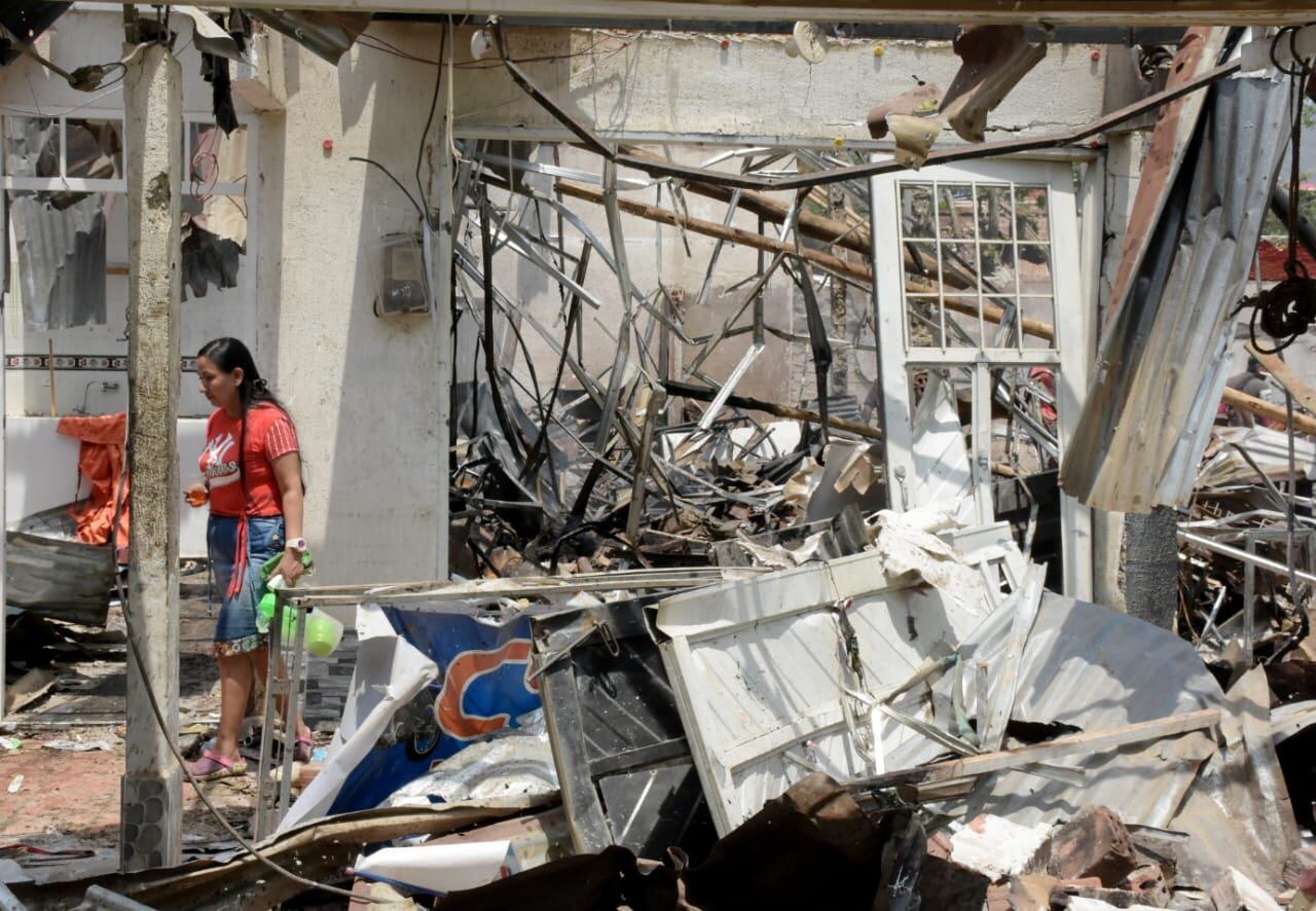 Atentado terrorista en Timba Cauca