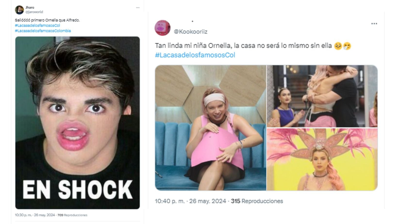 Así reaccionaron en redes tras la salida de Ornella de 'La casa de los famosos'; los memes no se hicieron esperar