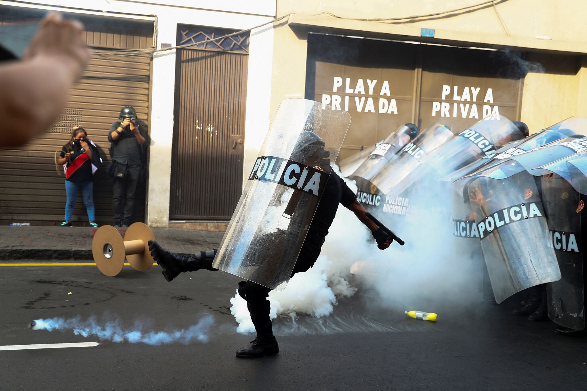 En imágenes : marcha 'Toma Lima' para manifestarse contra la presidenta de Perú, Dina Boluarte