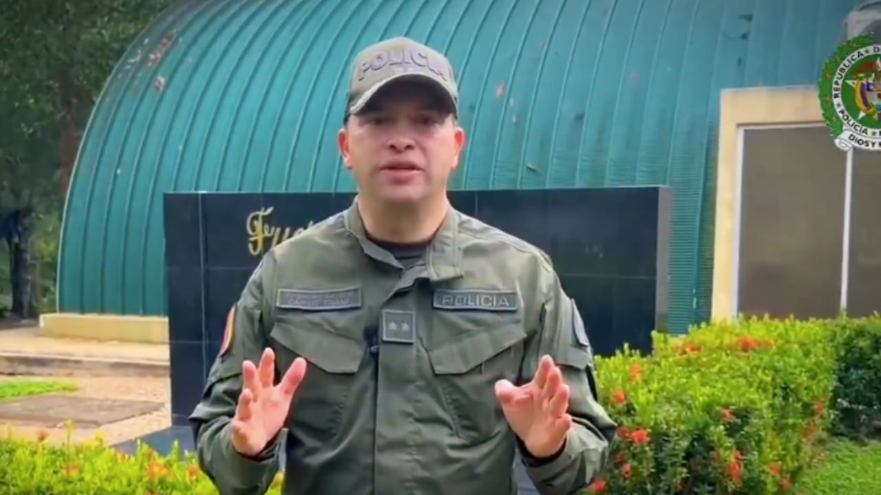 El brigadier general Carlos Fernando Triana Beltrán, director de la Policía Nacional.