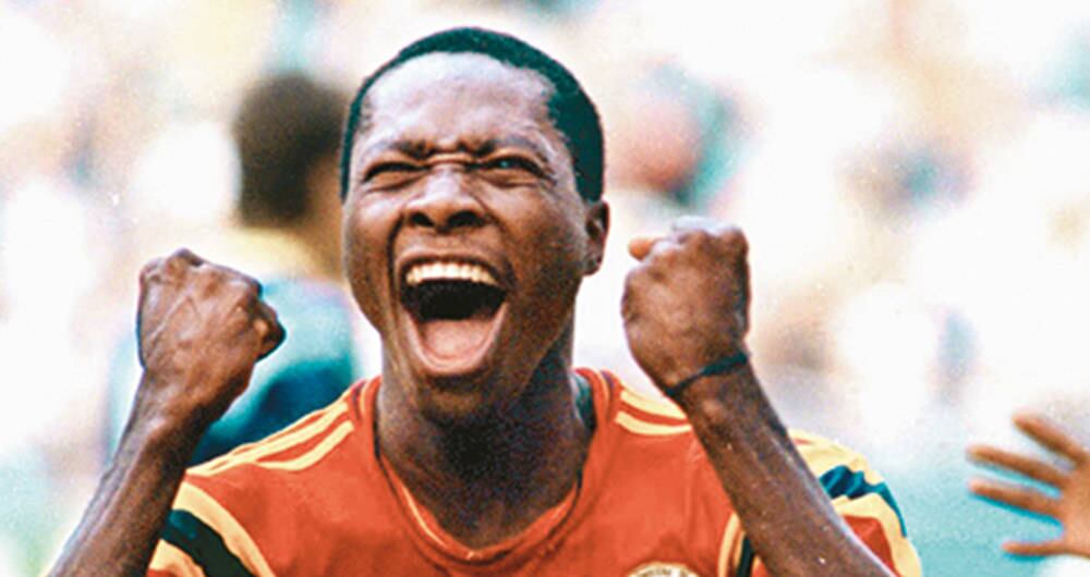 Freddy Rincón, en el Mundial de Italia 1990.